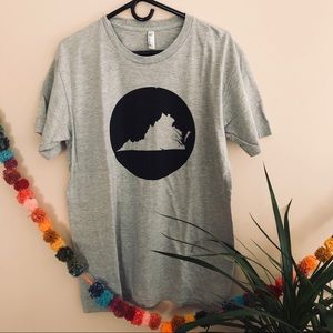 American Apparel t-Shirt - Gray, Size Large